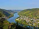 Mosel – Höhe Bullay und Alf, Blick Richtung Norden