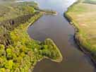 Müritzsee – Engstelle, Übergang südwestliches / nördliches Seebecken