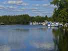 Havel – Blick von der Bodenstrombrücke Richtung Marina