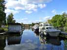 Havel – Teil der kleinen Marina Zehdenick Höhe Schleuse