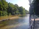 Pleiße&nbsp;&ndash;&nbsp;Connewitzer Wehr, Blick flussaufwärts