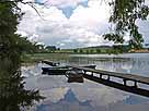 Guggenhauser Weiher – Bootsstege im Nordwesten des Sees