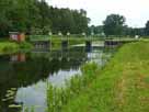 Großer Havelländischer Hauptkanal – Wehranlage unterhalb der Straßenbrücke B188