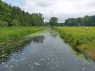 Großer Havelländischer Hauptkanal – Blick von der Wehranlage stromabwärts