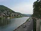 Neckar – Blick flussaufwärts Richtung Karl-Theodor-Brücke