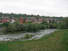 Neckar – Wehr Höhe Fußgängerbrücke