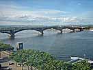 Rhein – Blick auf die Theodor-Heuss-Brücke