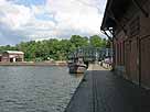 Hansahafen – Hubbrücke am östlichen Hafenende