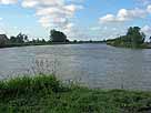 Leda – an der Jümme-Mündung, Blick flussabwärts