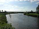 Jümme – Blick flussabwärts Richtung Brücke B 72