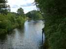 Müritz-Havel-Wasserstraße (MHW) – Kreisstraße MST4, Blick Richtung Osten