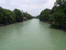 Isar – Blick von der Inneren Ludwigsbrücke flussabwärts