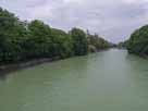Isar – Blick von der Inneren Ludwigsbrücke flussabwärts