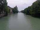 Isar – Innere Ludwigsbrücke, Blick flussaufwärts