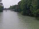 Isar – Innere Ludwigsbrücke, Blick auf die Boschbrücke
