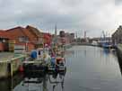 Hafen Wismar – Alter Hafen, südl. Hafenende mit Fischereigebäude
