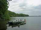 Großer Plöner See – Angelboote am Westufer Höhe Ascheberg