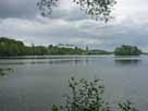 Großer Plöner See – Höhe Prinzeninsel, Blick auf Schloss Plön