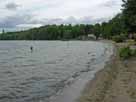 Großer Plöner See – Anleger Fegetasche, Blick Richtung Strandbad