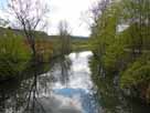 Ehreshovener Stausee – Blick von der Straßenbrücke Ehreshoven kanalabwärts