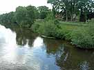 Hase – Blick von der Brücke Bokeloh flussabwärts