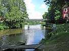 Hase – oberhalb DEK-Mündung, Blick flussaufwärts